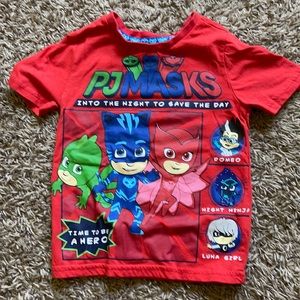 LOT of 3 Toddler PJ MASKS T-Shirts size 3T